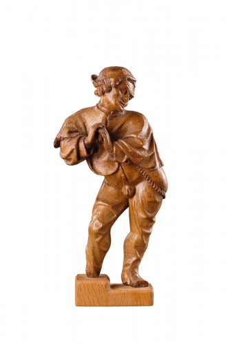 Figure d'homme sculptée, Flandres début du XVIe siècle