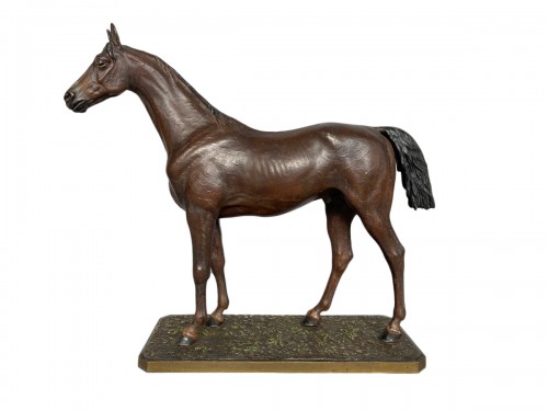 Cheval en bronze de Vienne 19e siècle