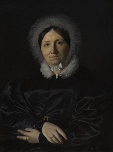 Auguste FLANDRIN (1804 - 1842),Portrait de Madame Chastel (1834)