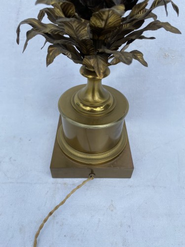 Lighting  - 1950-70 Bronze Pineapple Lamp, Signed Charles &amp; Fils Made In France