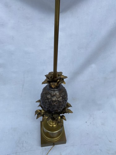 1950-70 Bronze Pineapple Lamp, Signed Charles &amp; Fils Made In France - 