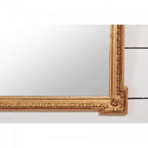 XIXe siècle - Très grand miroir horizontal  Napoleon III