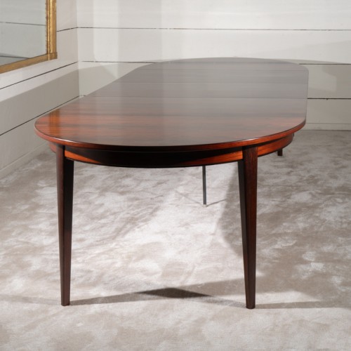 Furniture  - Large Scandinavian rosewood table 1960