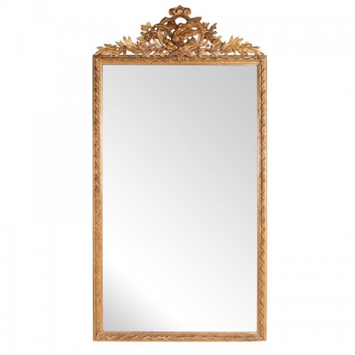 Large Napoleon III  golden wood mirror