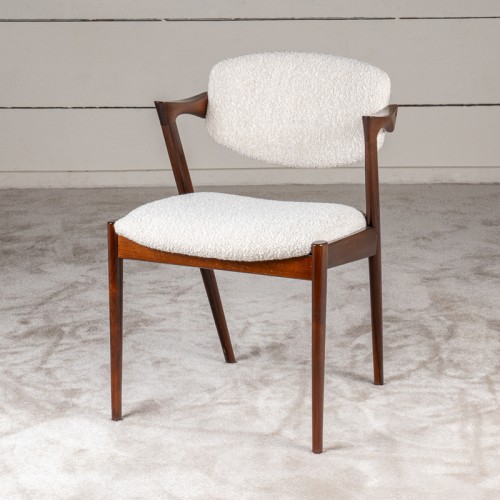 Set of 12 Scandinavian rosewood chairs 1960 - 