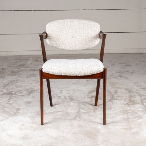 20th century - Set of 12 Scandinavian rosewood chairs 1960