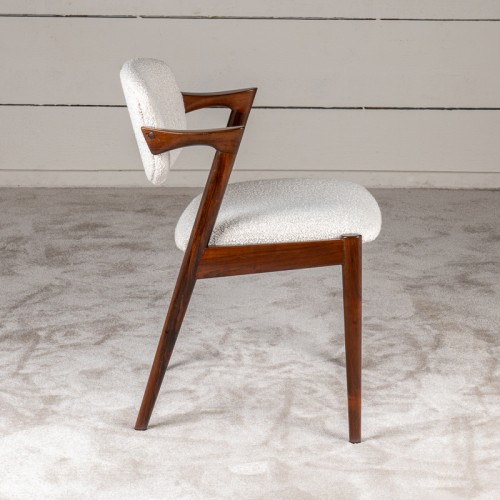 Ensemble 12 Chaises scandinaves en palissandre 1960 - Années 50-60