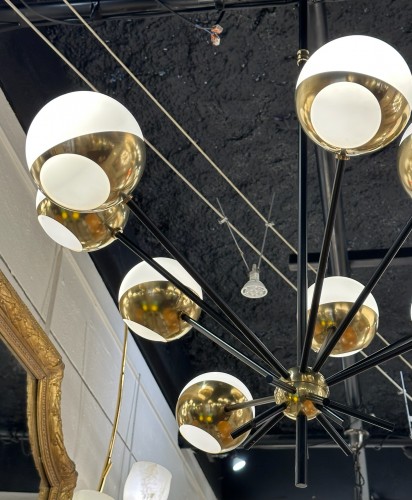 Large Space Age chandelier Italy 1970 - 