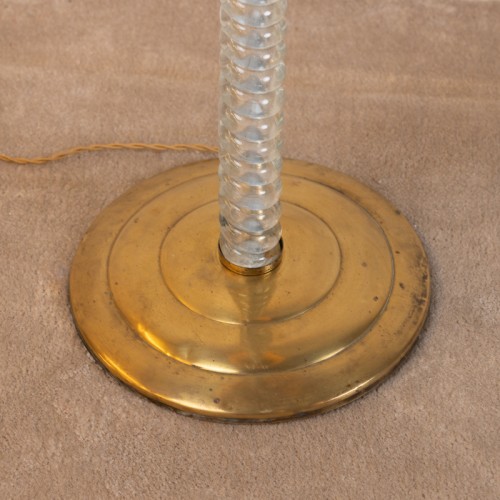 Antiquités - Murano glass floor lamp 1950