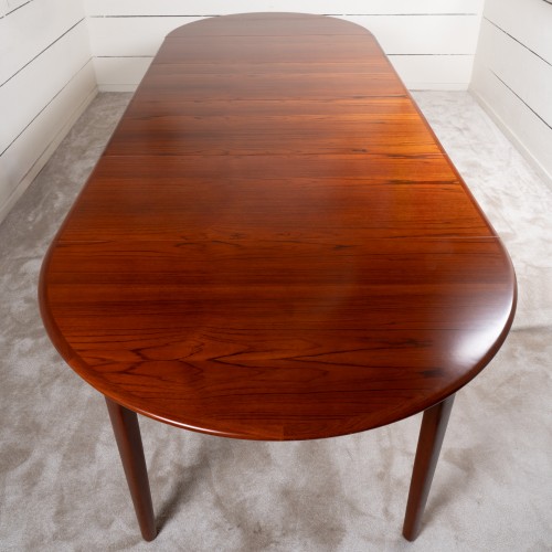 Très grande table scandinave en teck - 1960 - Mobilier Style Années 50-60