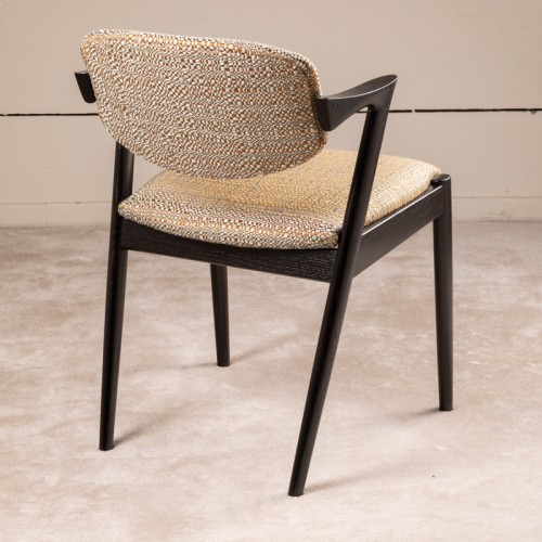 10 chaises scandinave en chêne noir 1960 - Années 50-60