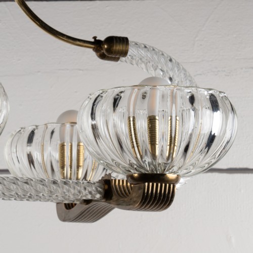 Lighting  - Great Italian Chandelier by Barovier 1950