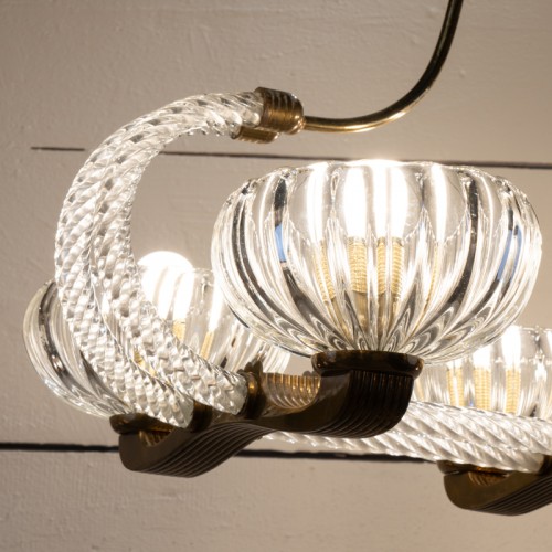 Great Italian Chandelier by Barovier 1950 - 