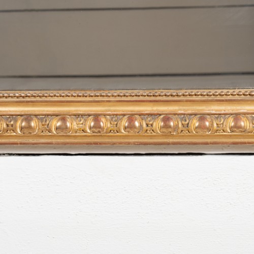 Napoléon III - Mirroir  en bois doré et sculpté fin 19e siècle