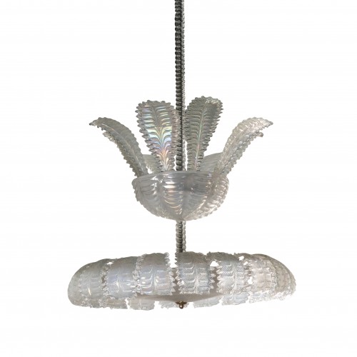 1950 Very large Venetian chandelier in Murano glass