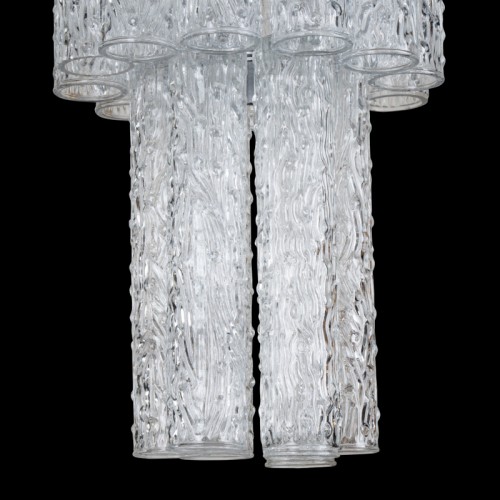 Luminaires Lustre - Elegant lustre cascade en verre de Murano 1960