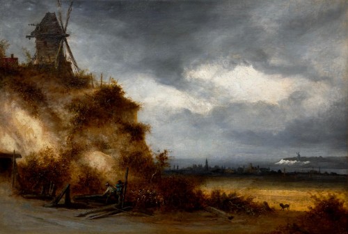 Moulin en bord de mer - Georges MICHEL (1763-1843)