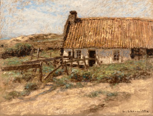 Léon Lhermitte (1844-1925), La maison bretonne