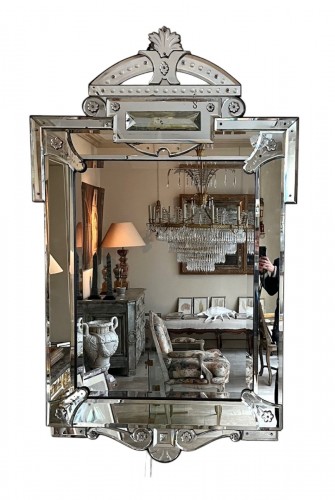 Large Murano Mirror, Late 19th Century