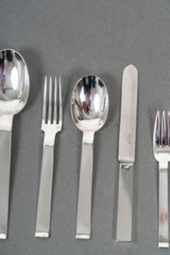 silverware & tableware  - &quot;Beaubourg” solid silver Cutlery Set 168 pieces