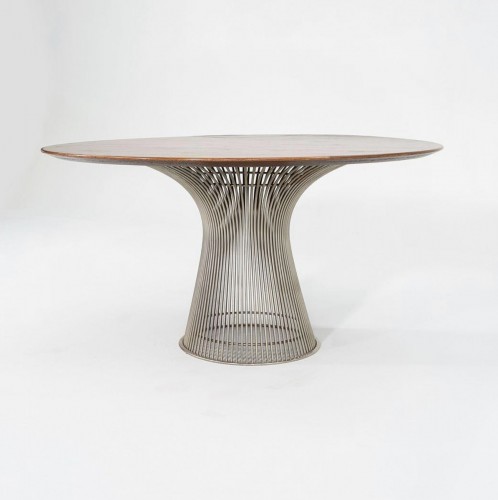 Furniture  - Warren Platner designer &amp; editor Knoll International table top wood 3716T