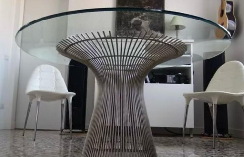 Warren Platner designer &amp; editor Knoll International table top wood 3716T - 