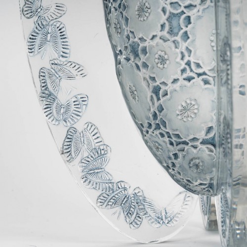 René LALIQUE (1860 - 1945) Vase "Papillons", modèle créé en 1936 - Art Déco