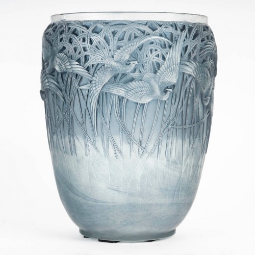 Glass & Crystal  - René Lalique - “Egrets” Vase 1931