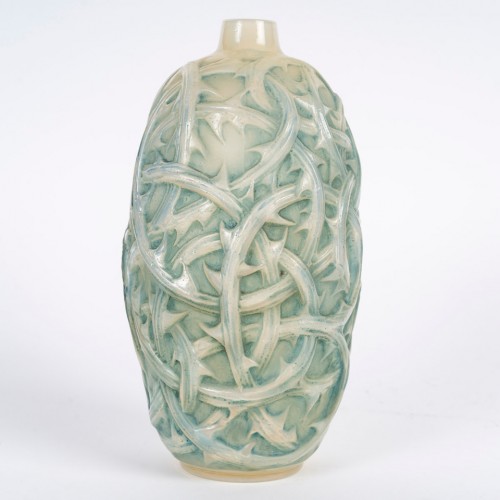 XXe siècle - René Lalique 1921- Vase Ronces