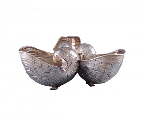 Buccellati - Sterling Silver Nautilus Centerpiece