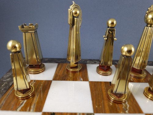 Boin Taburet - Sterling Silver And Gilt Chess Set - 