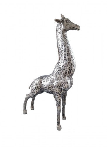 Giraffe in sterling silver