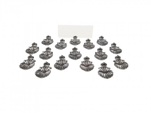 16 Sterling Silver Place Card Holders