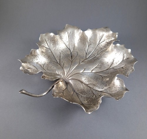 Buccellati Sterling Silver Leaf Bowl - 