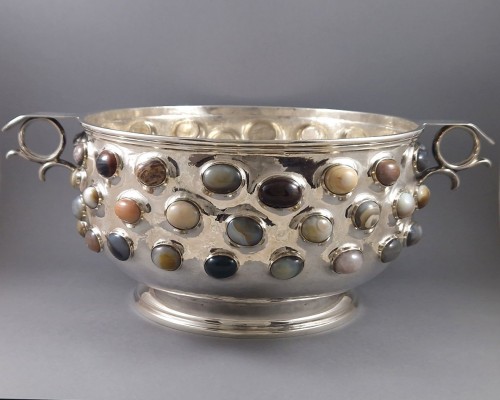 Luiz Ferreira - Sterling Silver And Hard Stone Cup - silverware & tableware Style 