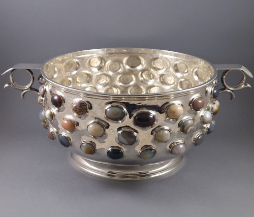 silverware & tableware  - Luiz Ferreira - Sterling Silver And Hard Stone Cup