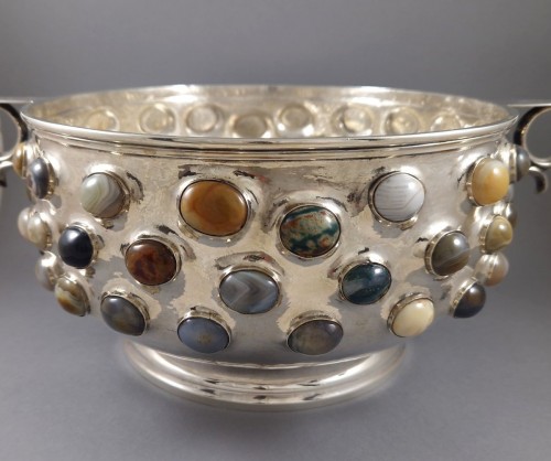  - Luiz Ferreira - Sterling Silver And Hard Stone Cup