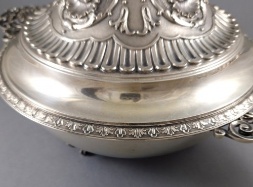 Antiquités - Buccellati - Vegetable Dish In Sterling Silver