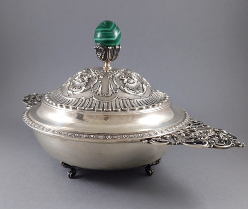 Antiquités - Buccellati - Vegetable Dish In Sterling Silver