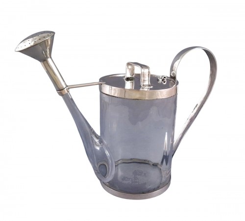 Glass And Sterling Silver Watering Can