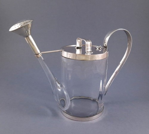 Glass And Sterling Silver Watering Can - silverware & tableware Style 