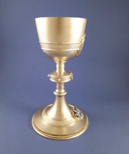 Froment Meurice - Chalice In Sterling Silver Gilt - 