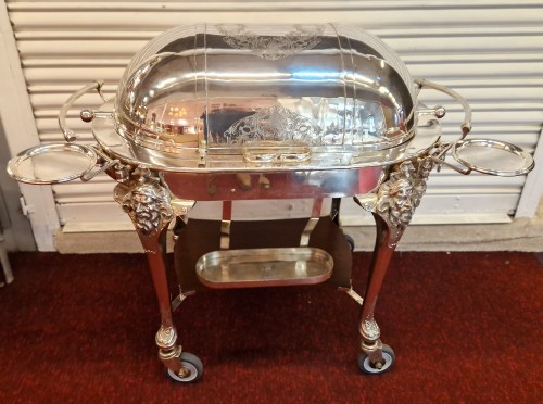 silverware & tableware  - Silver Plate Cutting Trolley