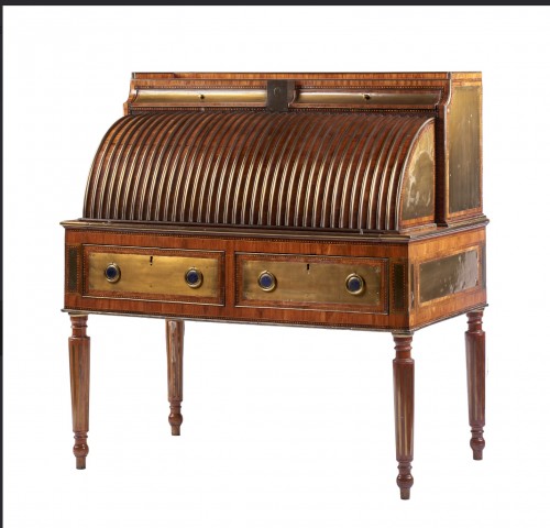 Bureau à cilindre - Mobilier Style Louis XVI