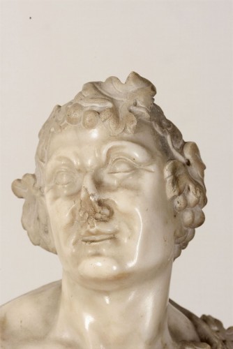 Bacchus et Ariane en marble, art baroque italien du XVIIIe siècle - Louis XIV