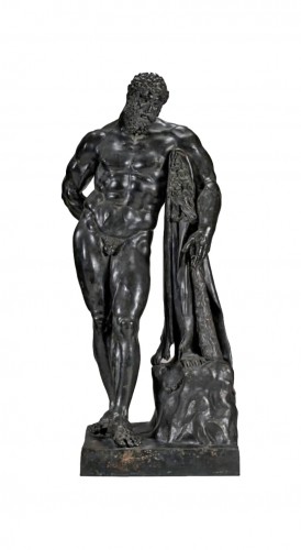 Farnese Hercules. Signed Sabatino De Angelis Fonderie Napoli 1903