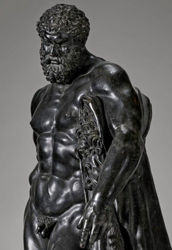 Sculpture  - Farnese Hercules. Signed Sabatino De Angelis Fonderie Napoli 1903