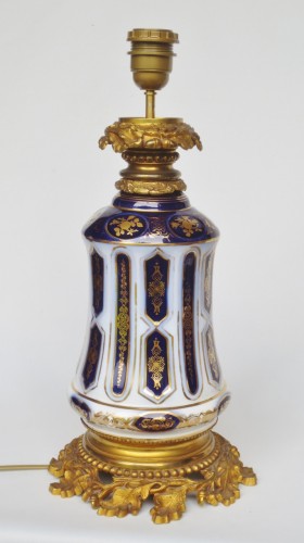 Napoléon III - Lampes en porcelaine de Bayeux