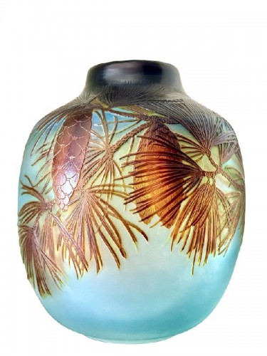 Emile Gallé - "Pine cones" vase