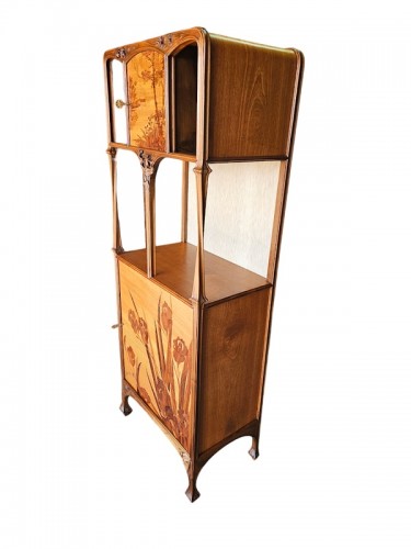 XXe siècle - Louis Majorelle Cabinet Art Nouveau "Aux Chèvrefeuilles"